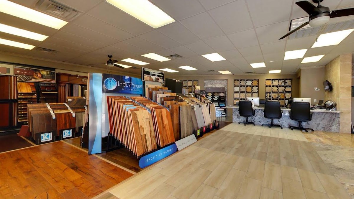 Flooring showroom interior