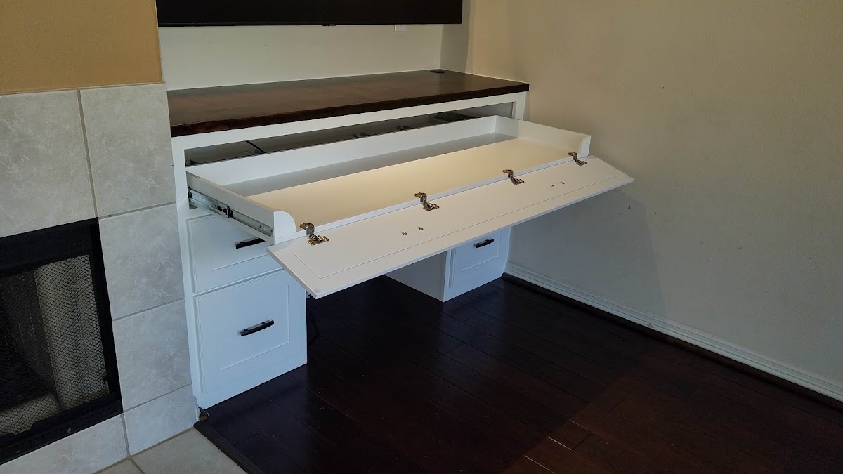 Detail of completed carpentry project