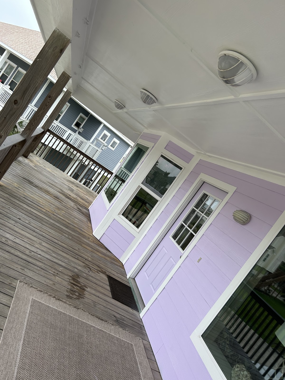 Lavender porch exterior